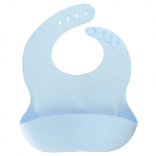 Vaisselle en silicone bleu clair ourson - 4 pièces