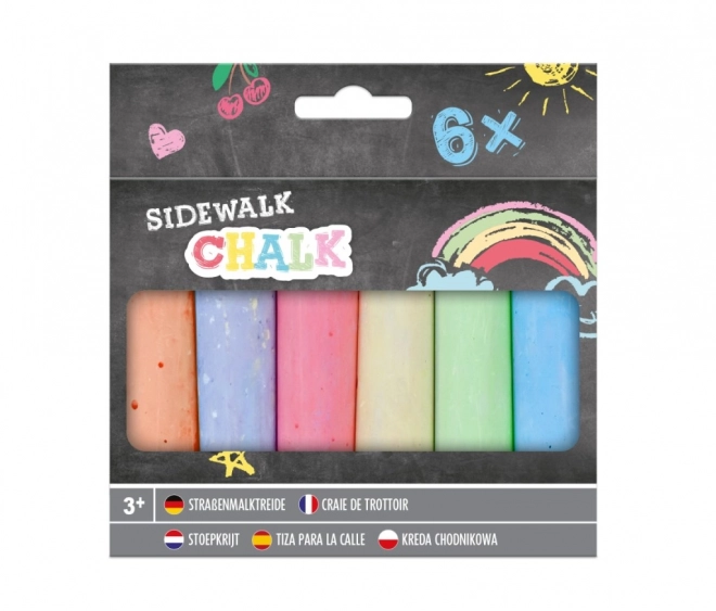 Craies pour trottoir 6 pcs