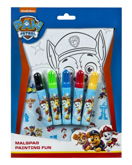 Kit de dessin avec motif Pat' Patrouille