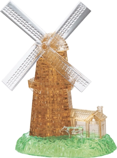 Puzzle cristal 3D moulin à vent 64 pièces