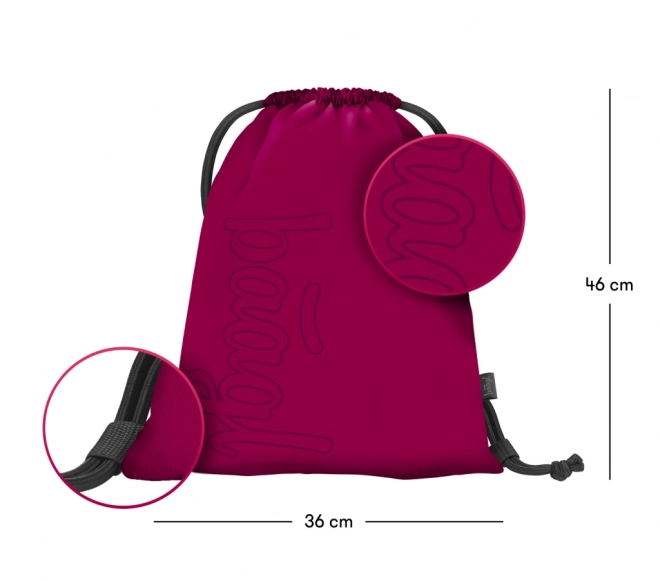 BAAGL 3 SET Coolmate Ruby: sac à dos, trousse, sac