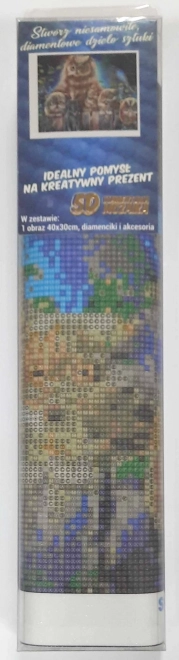 Peinture au diamant Gardiens de la forêt 30x40 cm