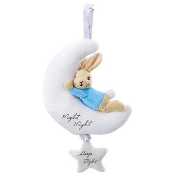 Jouet en peluche Lapin Pierre avec fonction musicale pour la bonne nuit