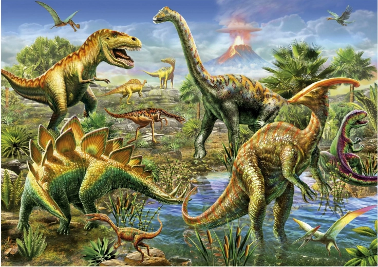 Puzzle Terrain Jurassique 500 pièces EDUCA