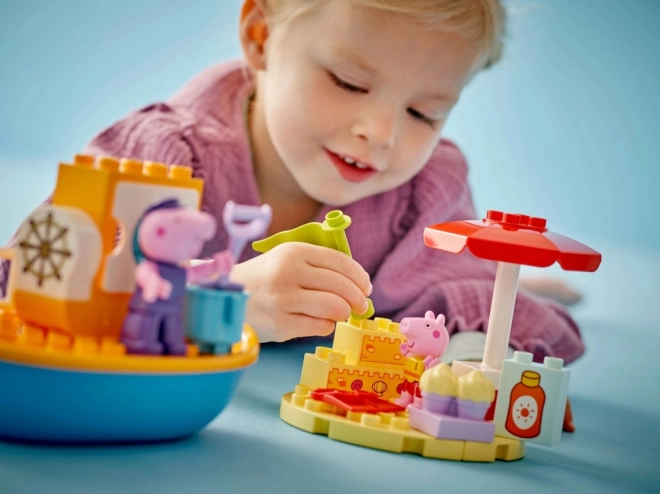 LEGO DUPLO 10432 Peppa Pig Peppa et l'excursion en bateau