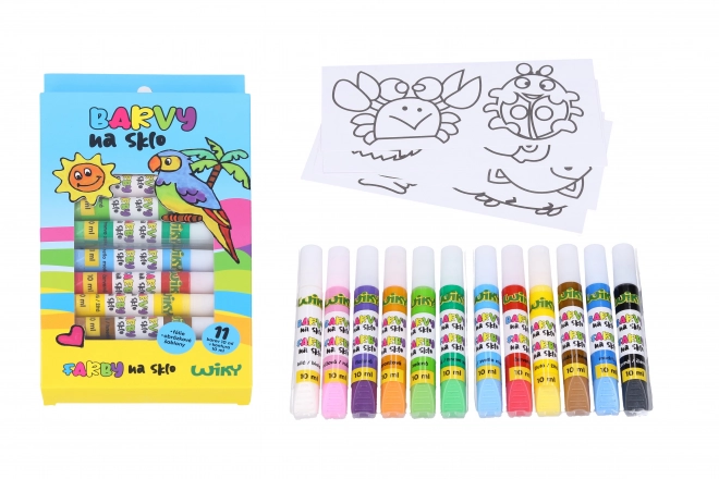 Peintures pour verre 11+1 10 ml