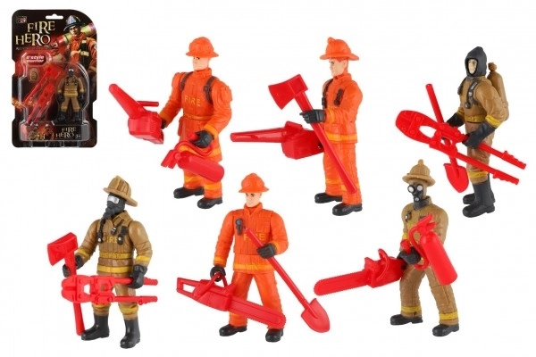 Figurine Pompier avec Accessoires