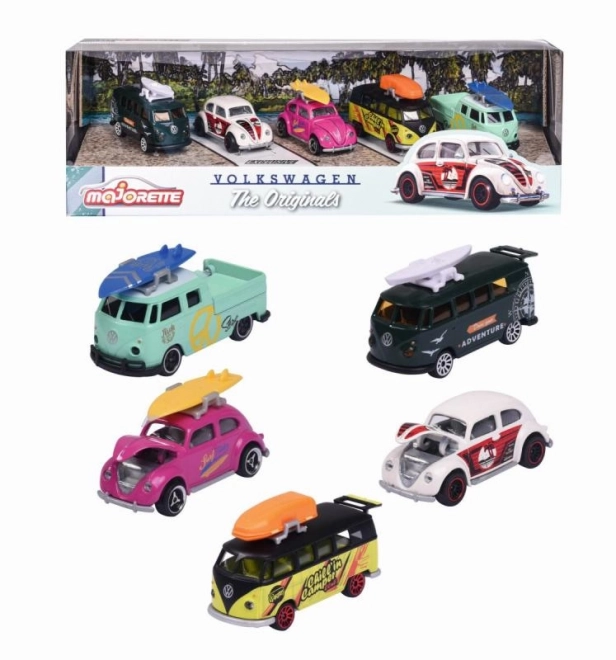 Majorette Coffret cadeau VW Les Originaux 5 pièces