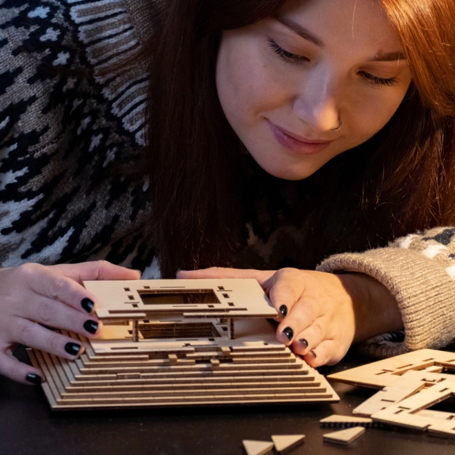 EscapeWelt 3D puzzle mécanique en bois Pyramide