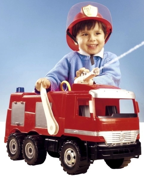 Camion de pompiers Mercedes avec lance à eau 60cm
