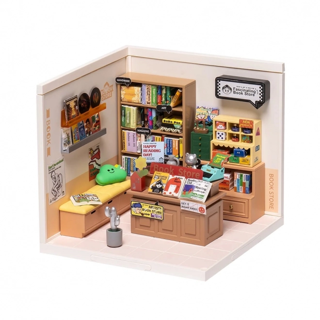 RoboTime miniature maisonnette Librairie fascinante