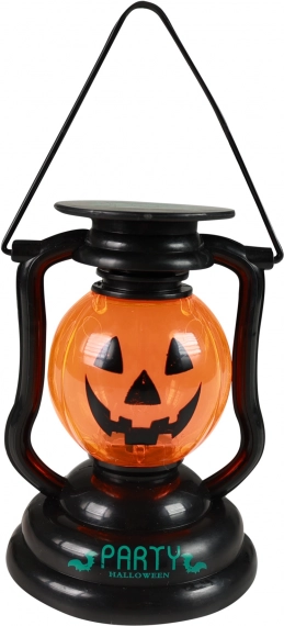 Lanterne d’Halloween citrouille avec lumière et son