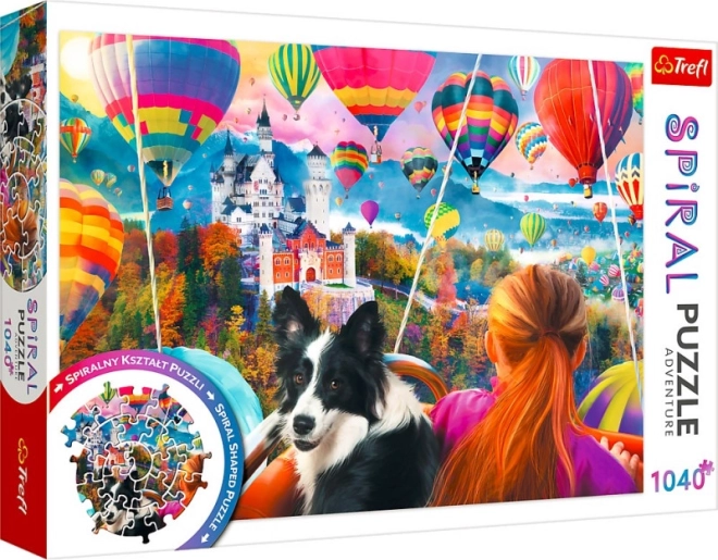 Puzzle Spiral – festival de montgolfières 1040 pièces