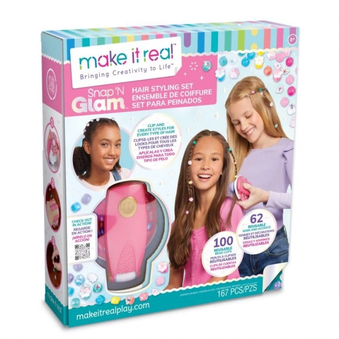 Perles pour les cheveux avec applicateur
