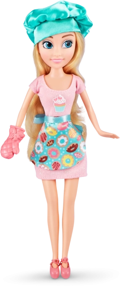 set de jeu sparkle girlz boulangère avec 30 accessoires