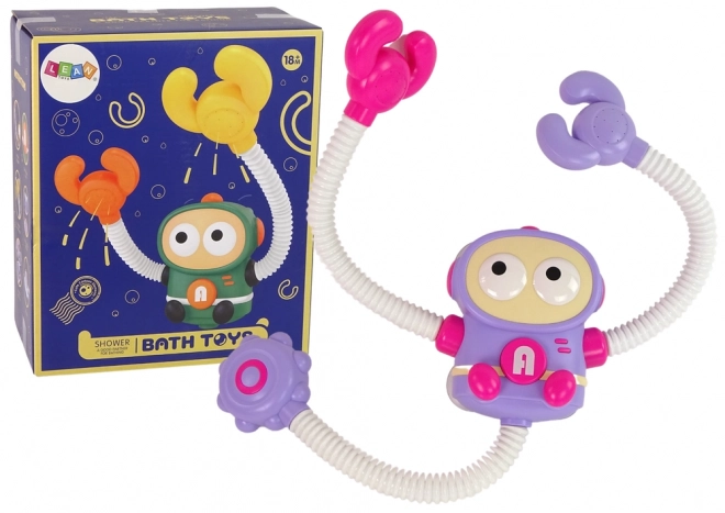 Jouet de bain astronaute crabe à piles