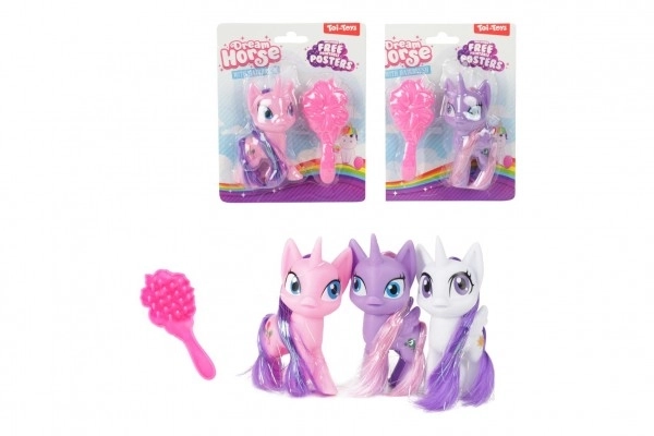 Mini Licorne à Brosser avec Peigne 10 cm