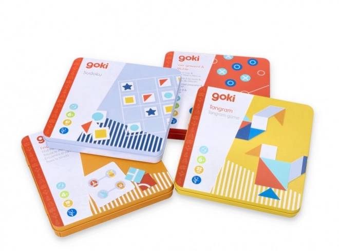 Tangram, jeu magnétique de la société Goki