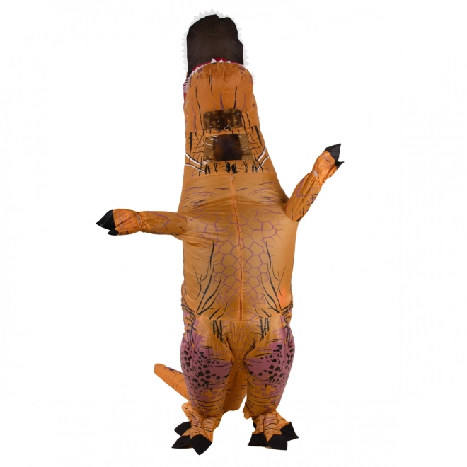 Costume dinosaure gonflable T-REX marron