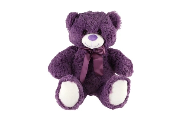 Ours en peluche Michael violet 35 cm