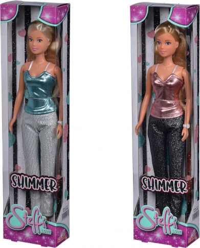 Poupée STEFFI LOVE Shimmer – tenue scintillante, 2 variantes
