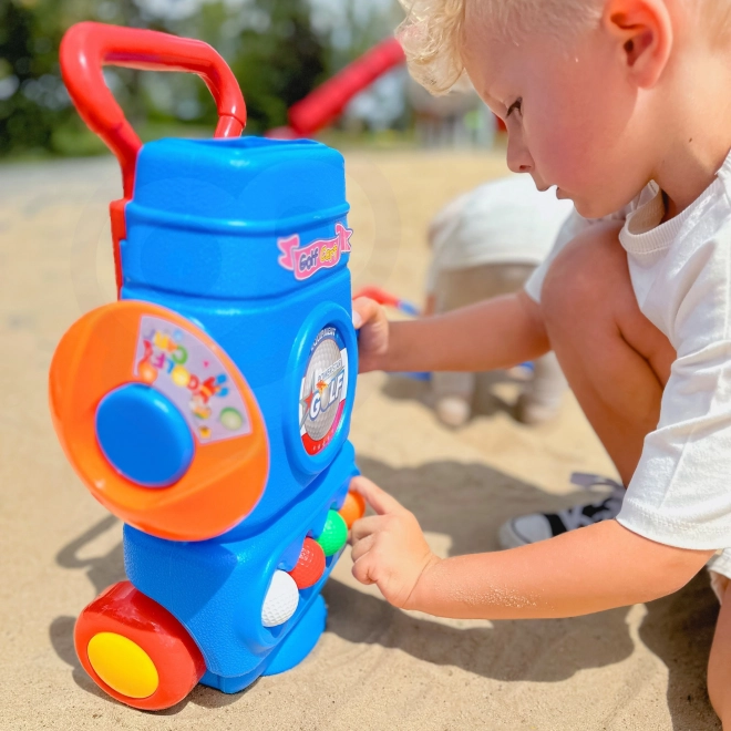 Ensemble de golf pour enfants avec support à roulettes Woopie