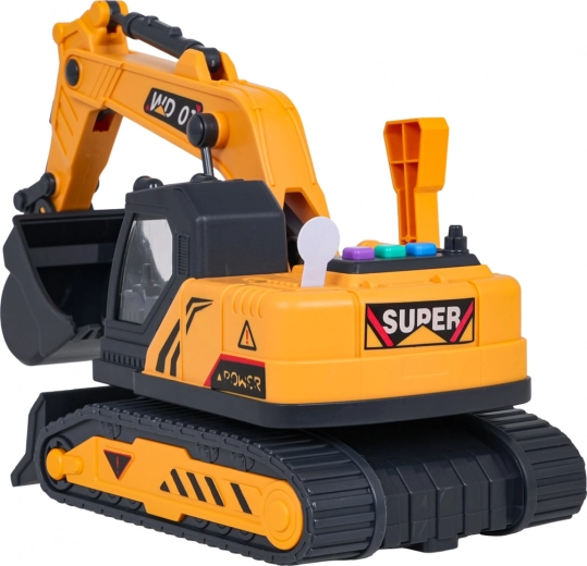 Lumières et sons comme sur un vrai chantier