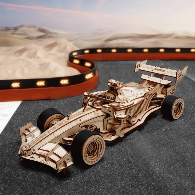 RoboTime 3D puzzle en bois Voiture de course