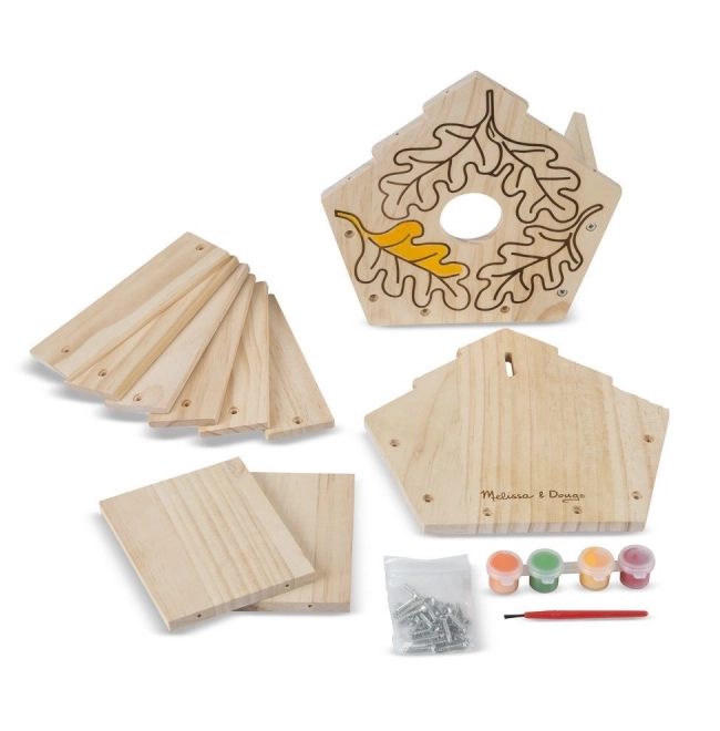 Kit créatif pour fabriquer un nichoir à oiseaux