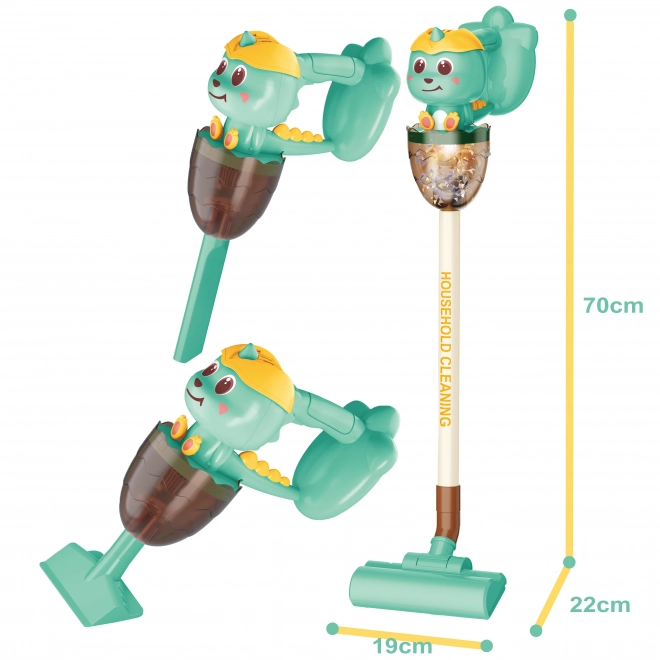 Woopie Aspirateur Interactif Dino 3en1 Lumière Son