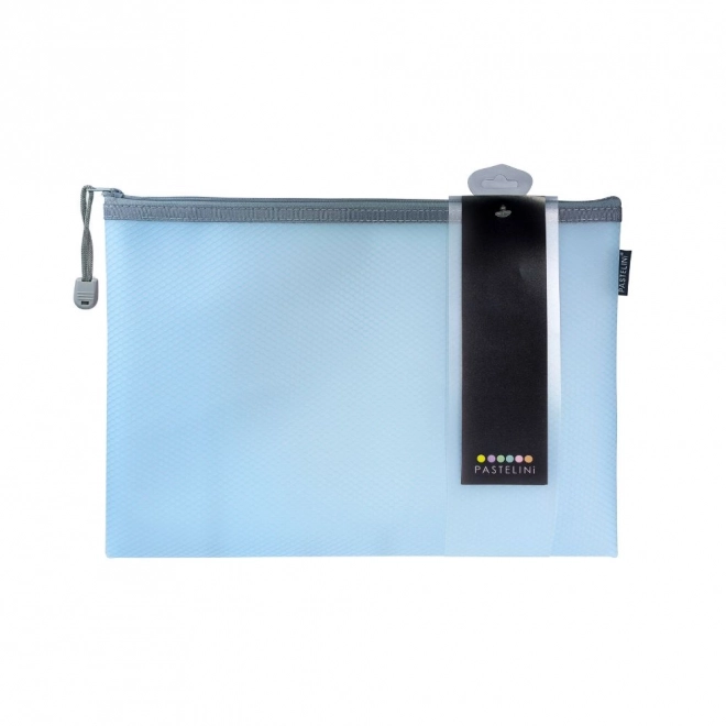 Enveloppe plastique pour documents A4 bleue