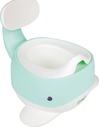 Pot de toilette baleine FREEON, menthe