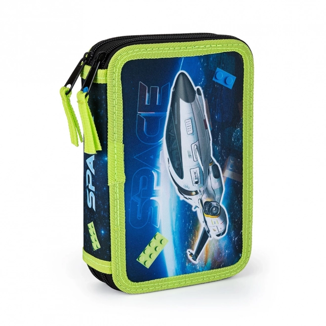 Trousse scolaire Space à deux étages vide