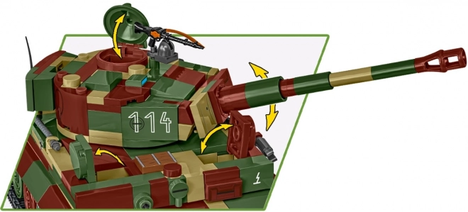 Modèle de char Tiger I de 870 pièces
