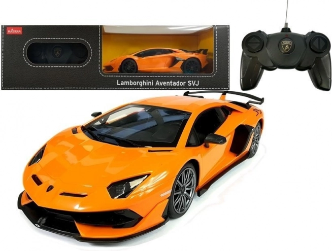 Voiture télécommandée Lamborghini Aventador Rastar 1:24 orange