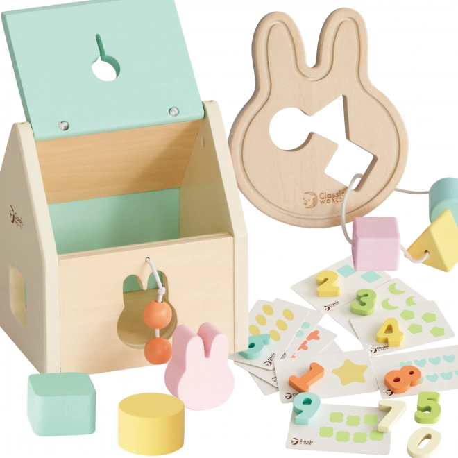 Jeu de construction pastel Classic World pour enfants 12-18 mois