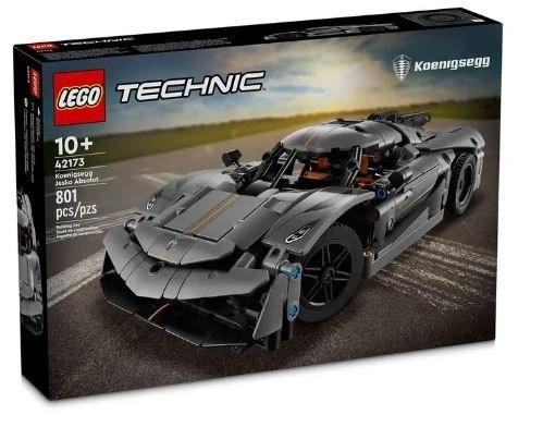 LEGO Technic 42173 Hypercar Gris Koenigsegg Jesko Absolut