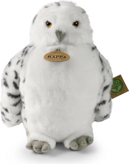Chouette Harfang en peluche ÉCO-RESPONSABLE 28 cm
