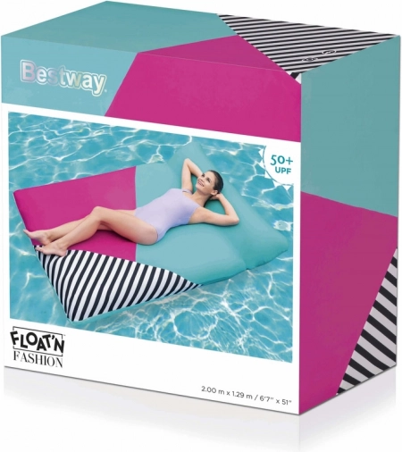 Matelas gonflable avec housse 2 m x 1,29 m