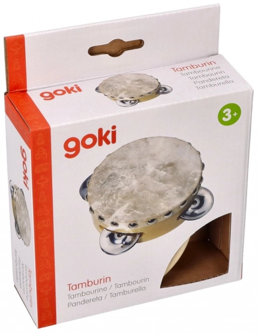 Tambourin Goki avec trois cymbales