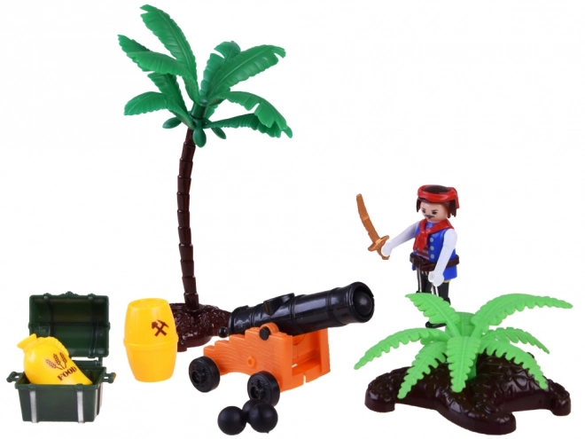 Navire pirate avec figurines et effets sonores