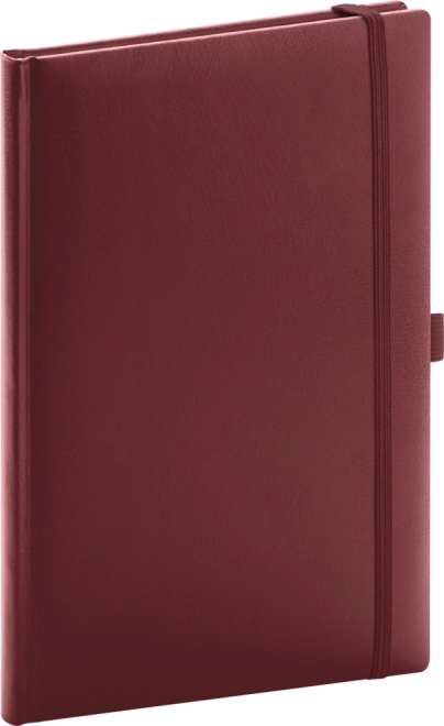 Carnet ligné NOTIQUE balacron bordeaux 15 × 21 cm