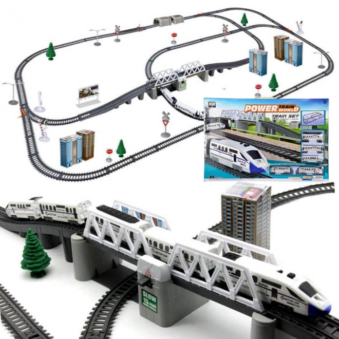Train personnel électrique avec longues voies