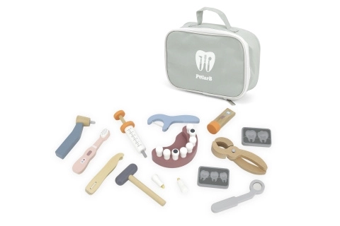 Ensemble de dentiste en bois