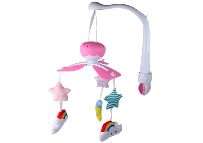 Lit bébé Carousel Baby Sound Sky Pink