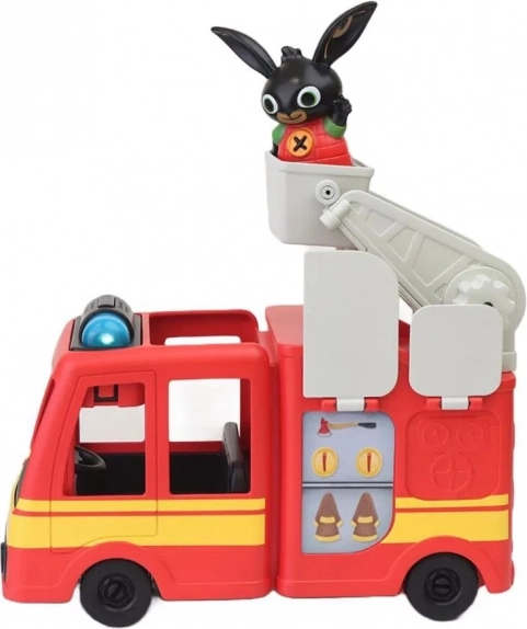 Camion de pompiers Bing avec lumières et sons