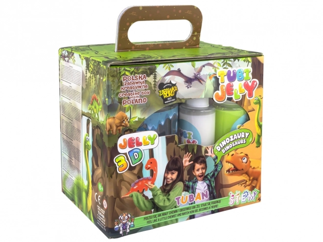Tuban kit de gelée dinosaures petit aquarium