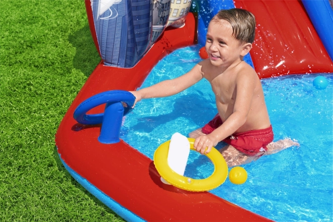 Terrain de jeu aquatique gonflable Spider-Man