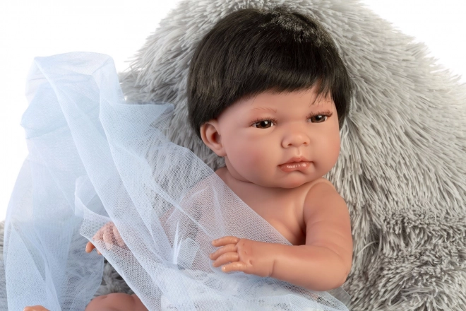 Poupée réaliste bébé Llorens Nouveau-Né Garçon avec corps tout vinyle 40 cm