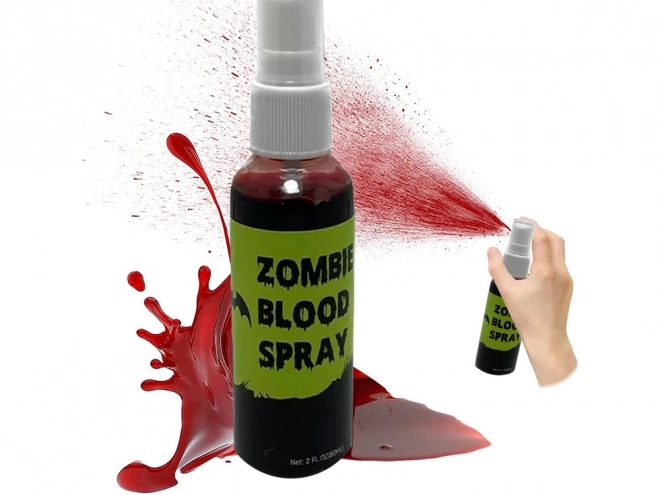 Spray d'Halloween avec faux sang